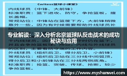 专业解读:深入分析北京篮球队反击战术的成功秘诀与应用